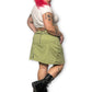Y2K Light Green Mini Skirt (3X)