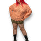 90’s/Y2K Coldwater Creek Coral Pink Crochet Knit Cardigan (3X)