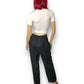 80’s/90’s Lorch Black Pleated Trousers (L/XL)