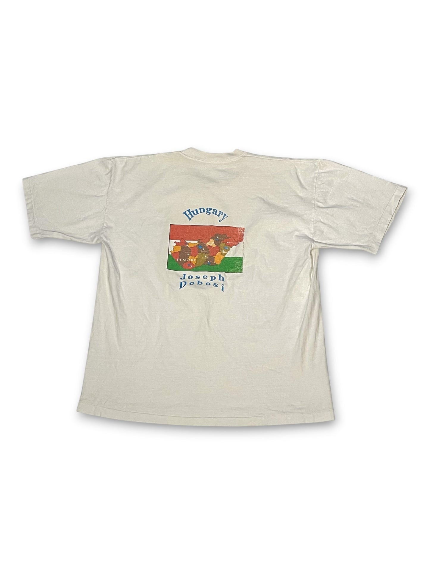 Vintage Hungary White Tee (M/L)