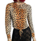 70’s Frank Lee of California Leopard Print Blouse (M)