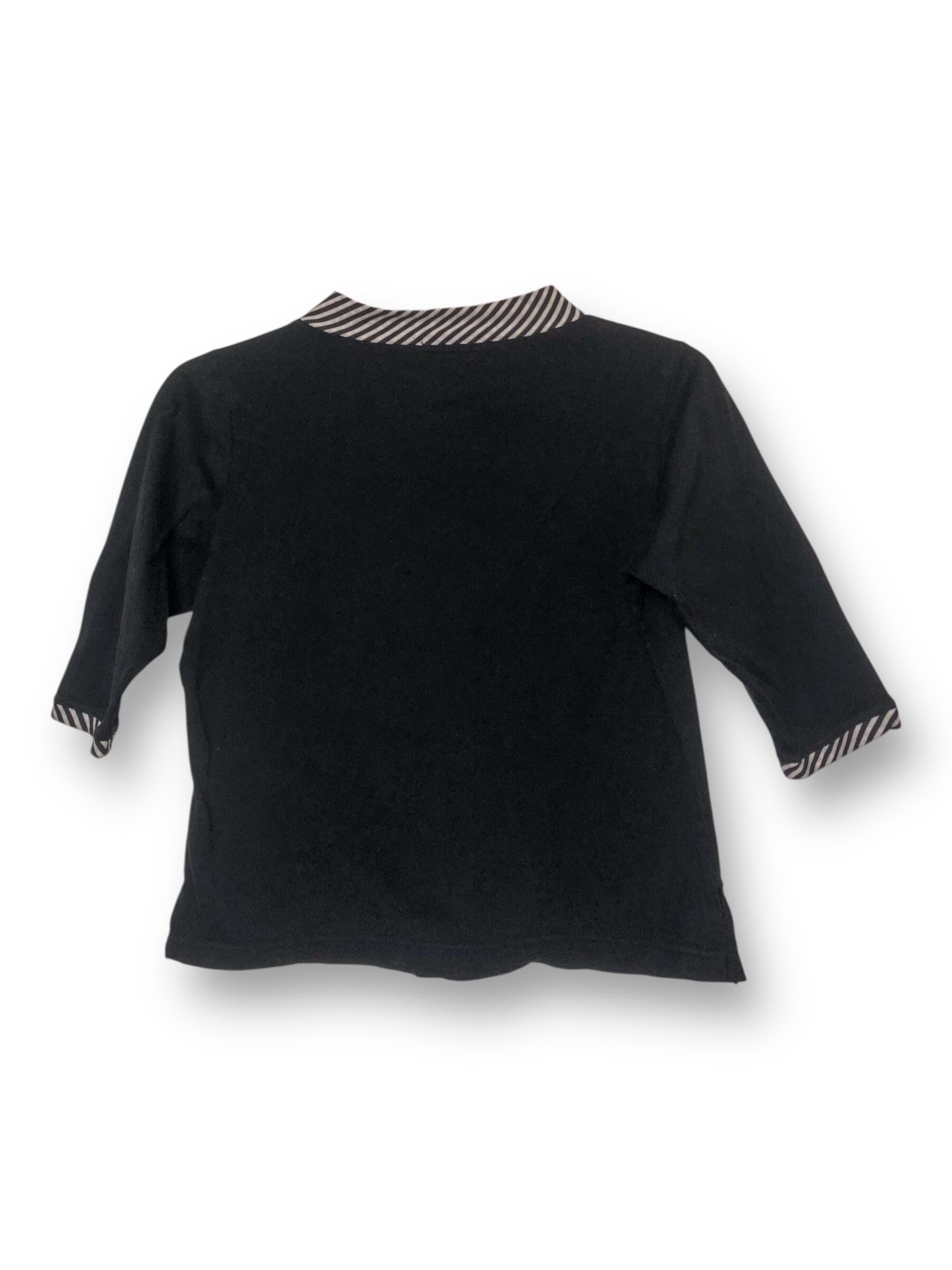 90’s/Y2K Shinclee Black Long Sleeve Shirt (M)