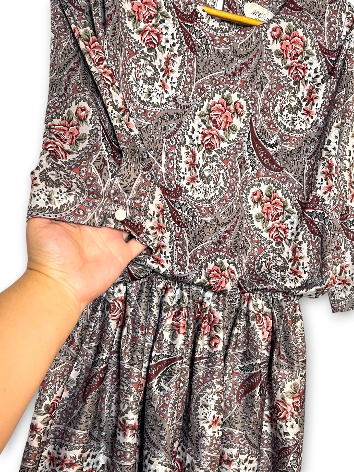 80’s Retro Midi Dress (1X)
