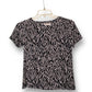 Y2K/Modern JM Collection Black and White Patterned Shirt (M)