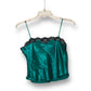80’s Private Editions Teal Satin Lingerie Tank Top (S)