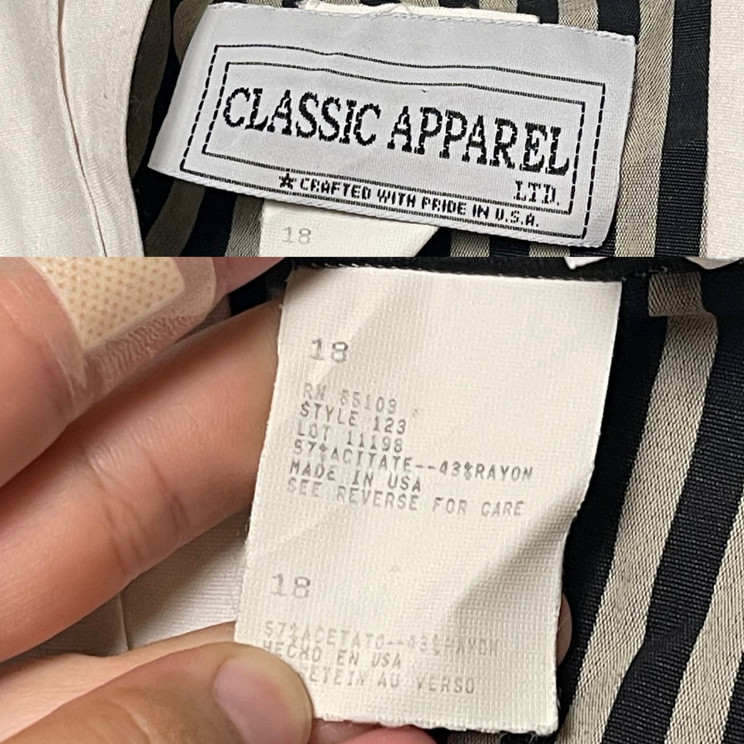 80’s/90’s Retro Grunge Pencil Dress (XL)