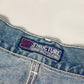 Y2K Structure Denim Cargo Shorts (L/XL)