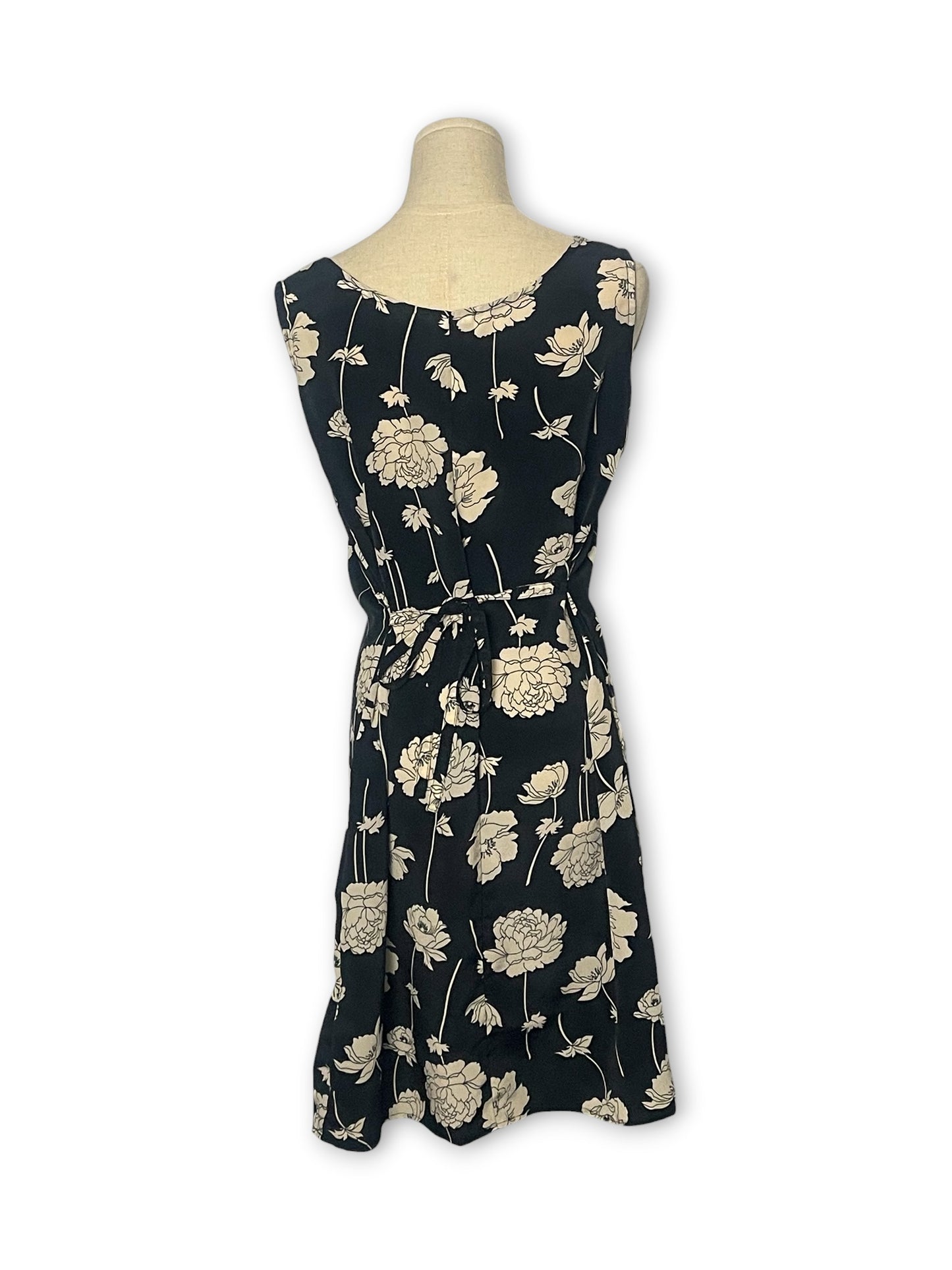 Y2K Floral Print Mini Dress (L/XL)