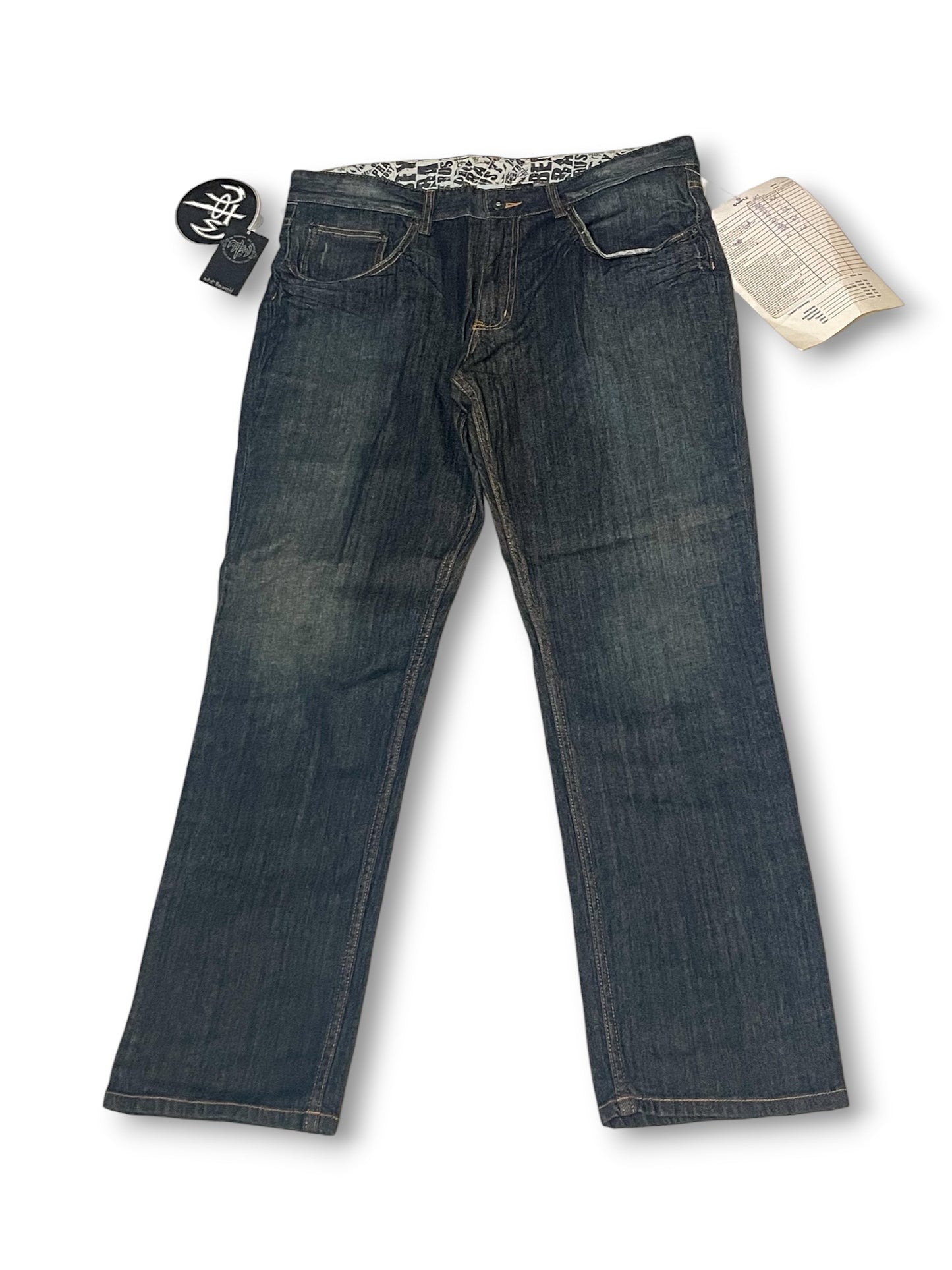 Deadstock Y2K Dark Wash Denim Jeans (XL)