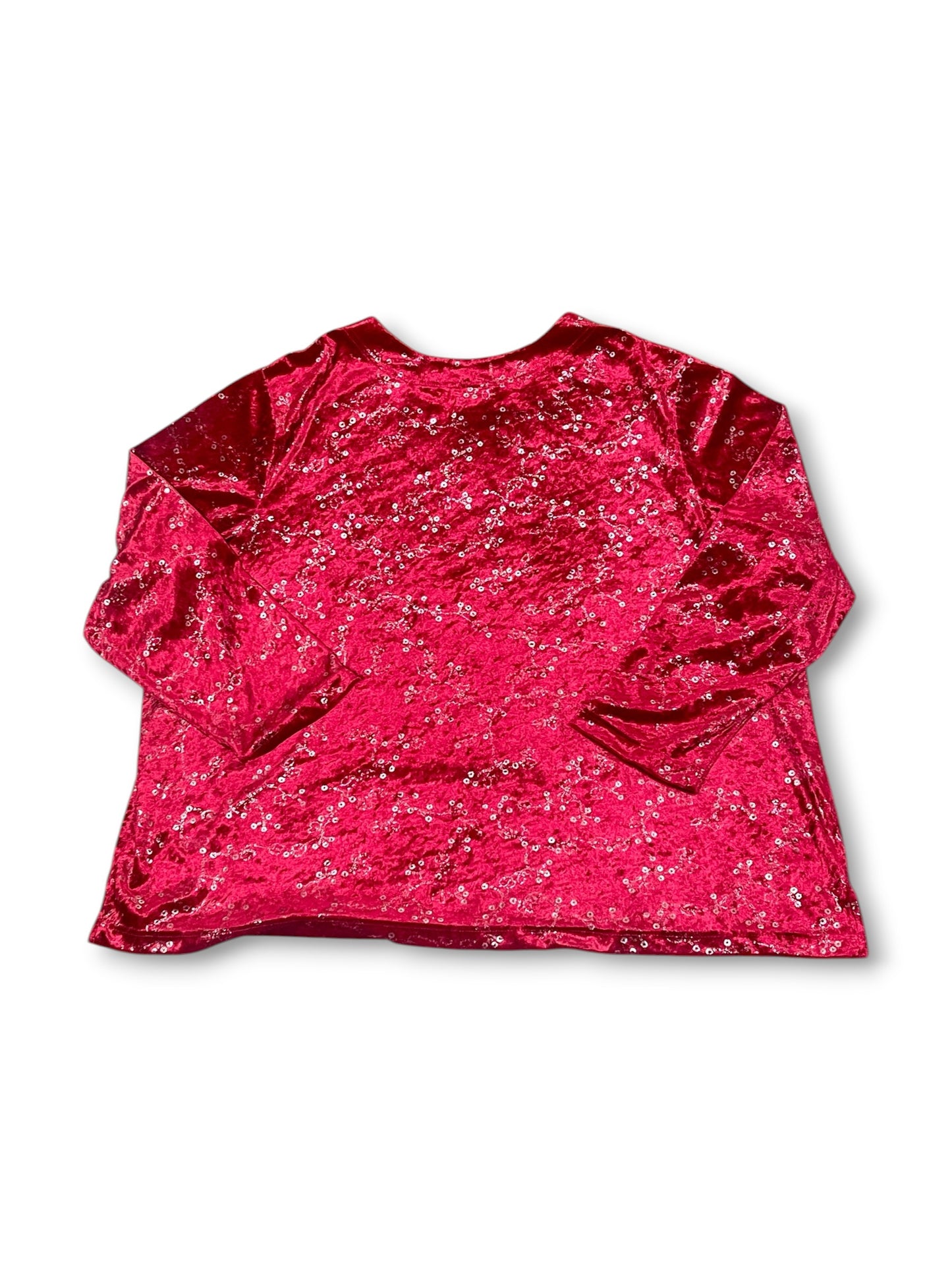 Y2K Velvet Long Sleeve Shirt (4X)