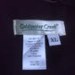 90’s/Y2K Coldwater Creek Purple Floral Tank Top (XL)