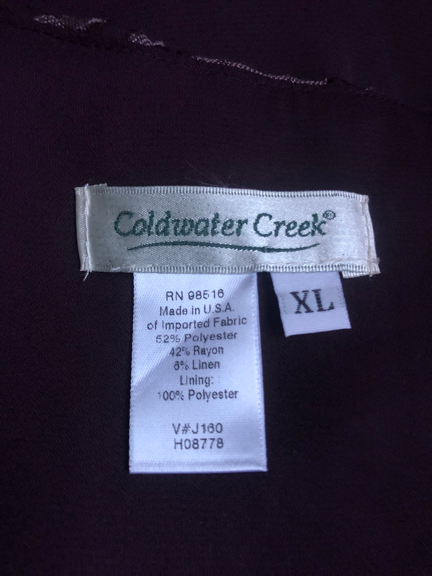 90’s/Y2K Coldwater Creek Purple Floral Tank Top (XL)