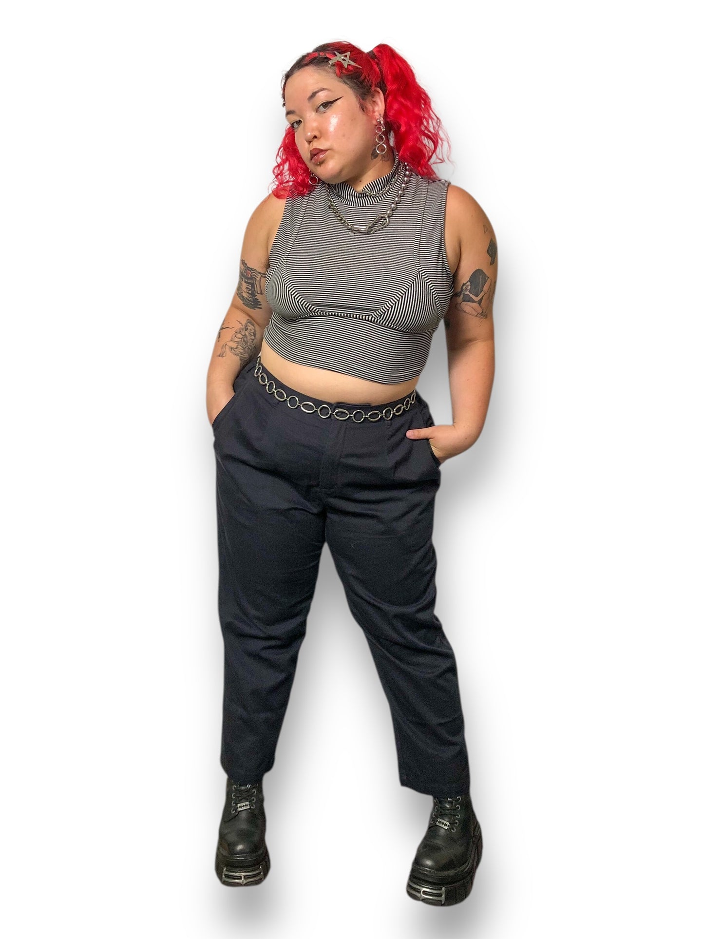 Y2K Elisabeth by Liz Claiborne Black Trousers (2X)