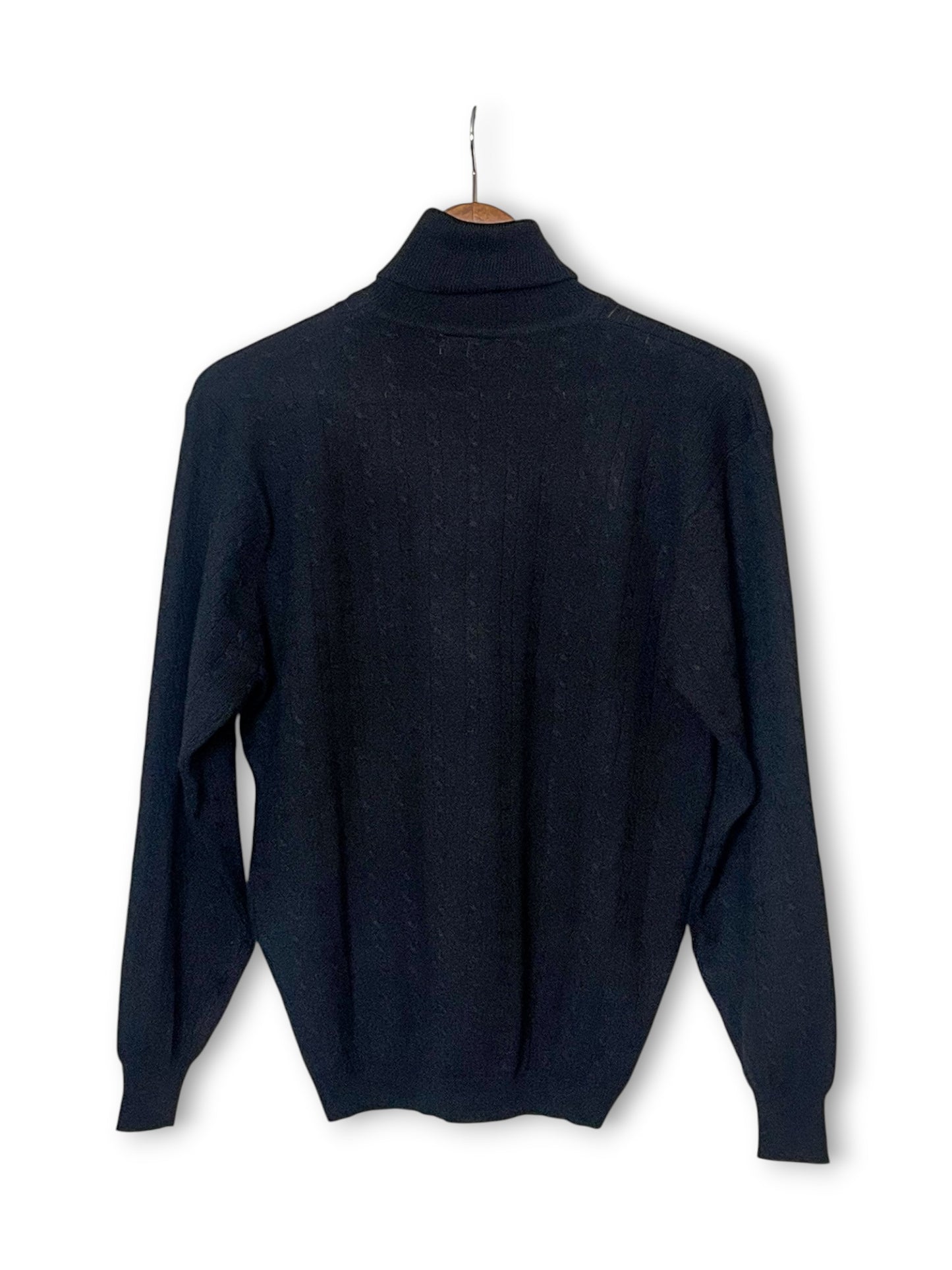 90’s Black Turtleneck Sweater (L/XL)