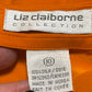 80’s Liz Claiborne Retro Orange Blouse (L/XL)