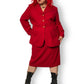 90’s/Y2K Kasper II for August Max Woman Red Skirt Suit (2X)