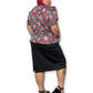 80’s Retro Peplum Dress (1X)