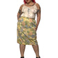 80’s Alfred Dunner Pastel Floral Print Skirt (2X)