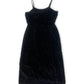 90’s Goth Velvet Midi Dress (XL)