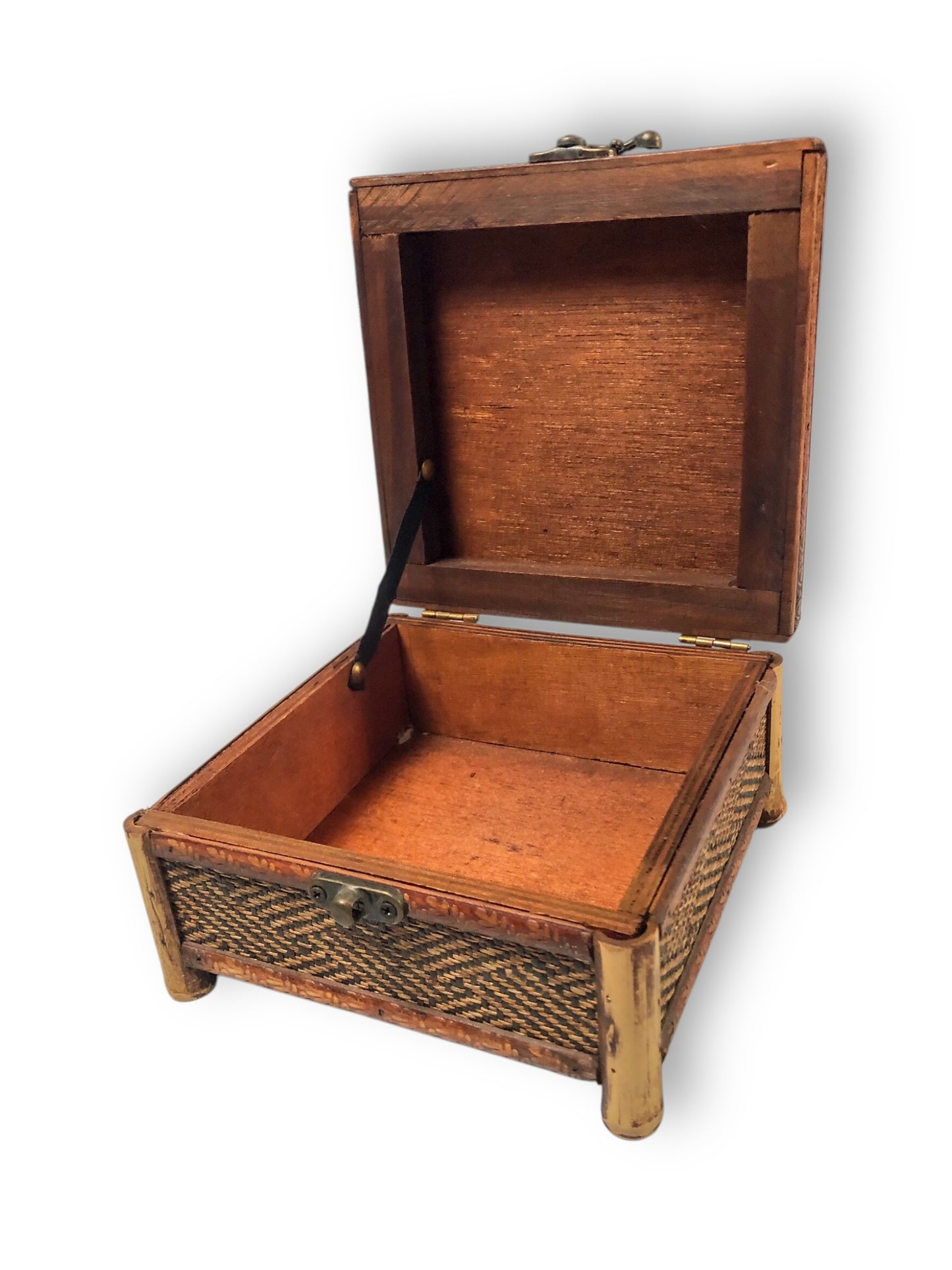 Vintage Wooden Jewelry Box