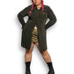90’s Ronni Nicole II by Ouida Olive Green Slinky Cardigan (L/XL)