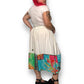 80’s/90’s August Max Woman White Retro Midi Skirt (XL/2X)