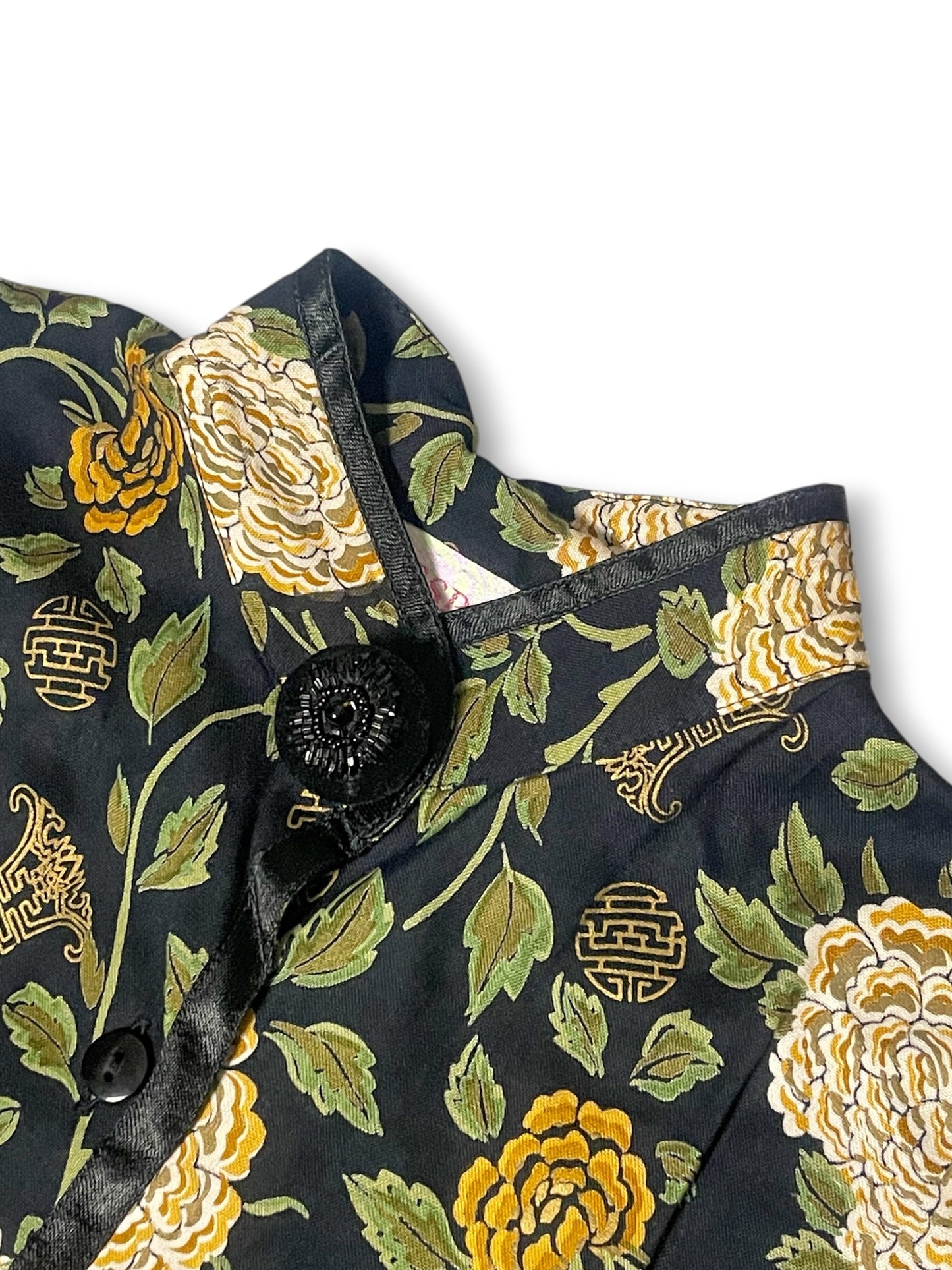 90’s Floral Print Mini Dress (L)