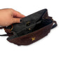 90’s By Paloma Picasso Brown Suede Shoulder Bag