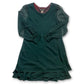 90’s Emerald Chiffon Dress (XL)