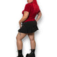 90’s Chico’s Red Slinky Shirt (L/XL)