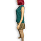 90’s Amusante Teal Knit Vest (L)