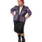 80’s Retro Peplum Dress (2X/3X)