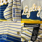 Y2K Rocawear White Striped Polo Shirt (XL)