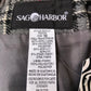Y2K Sag Harbor Gray Plaid Skirt (XL)