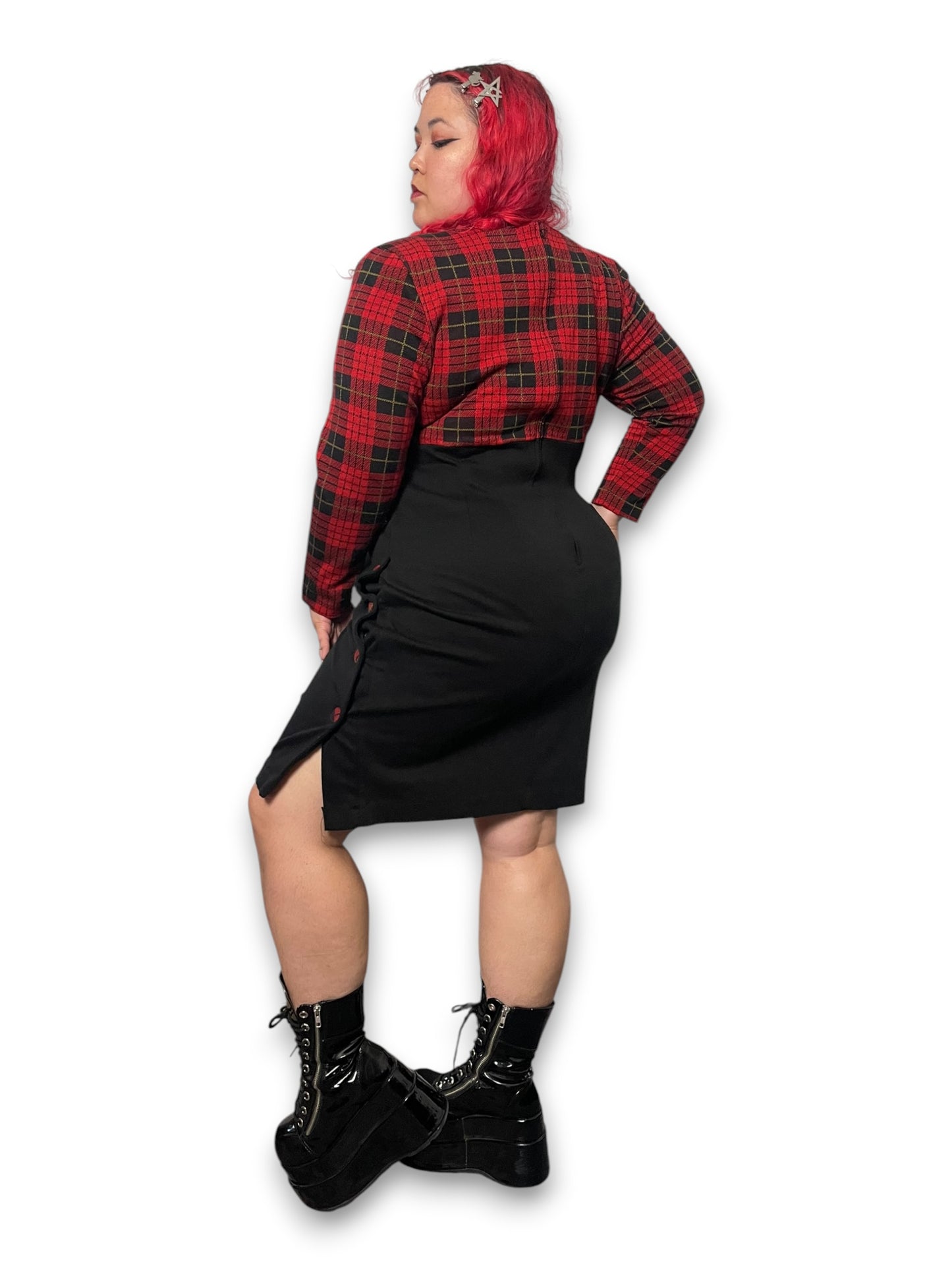 90’s/Y2K Grunge Pencil Dress (1X)