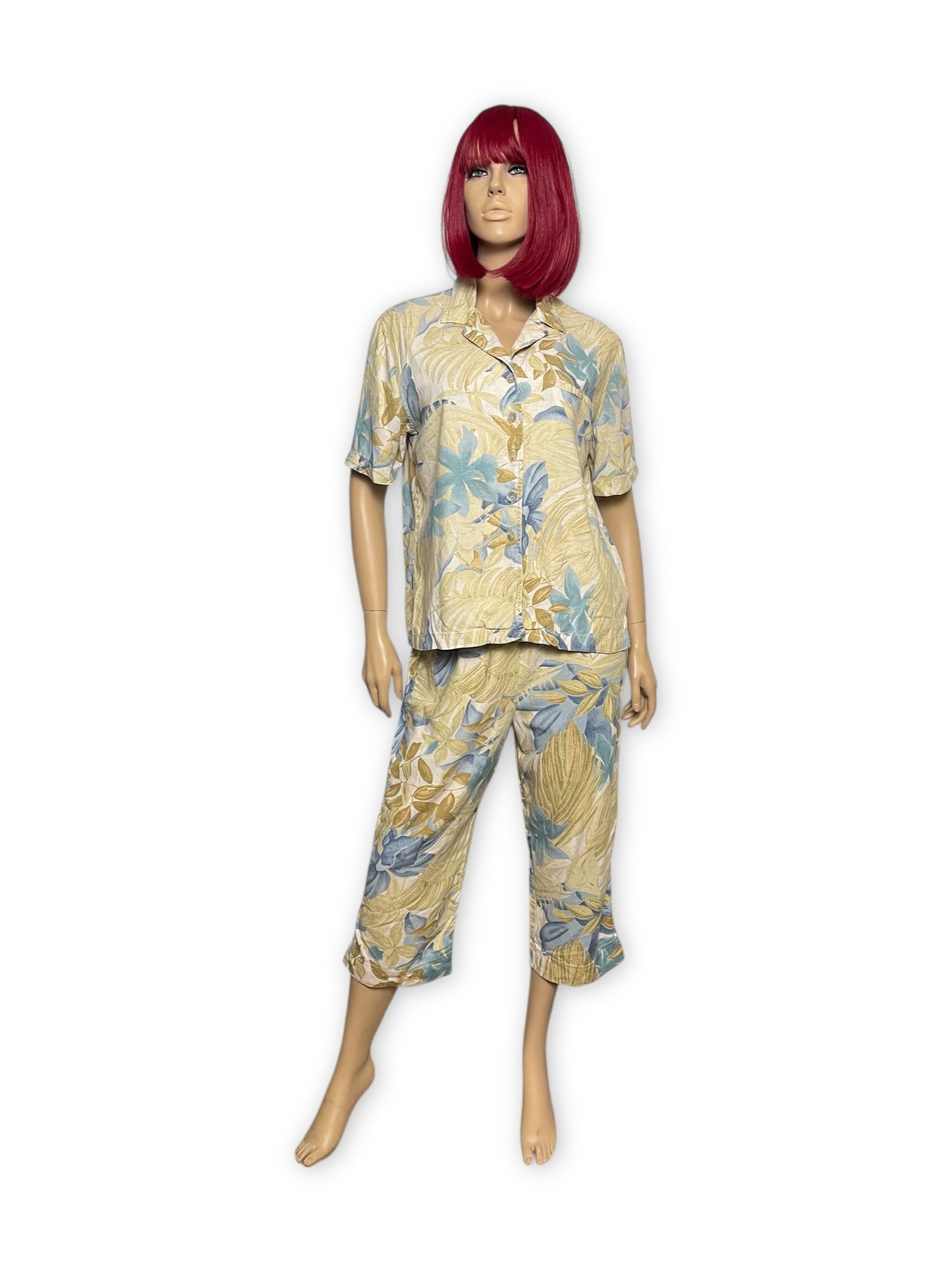 90’s N Touch Floral Print 2-Piece Lounge Set (M)