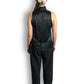 80’s Ralph Lauren Black Sleeveless Turtleneck Top (M/L)