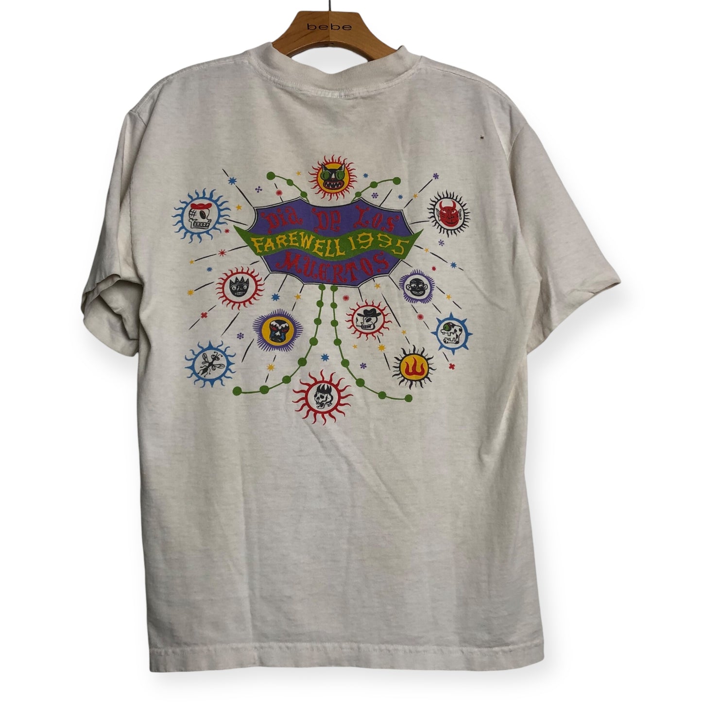 90’s Oingo Boingo Farewell Tour Día de Los Muertos White T-Shirt (M)