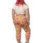 Y2K Floral Print Capri Pants (1X)