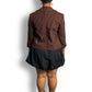 90’s Anne Klein Brown Cropped Blazer (L/XL)