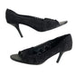 Y2K Cami Black Woven Heels