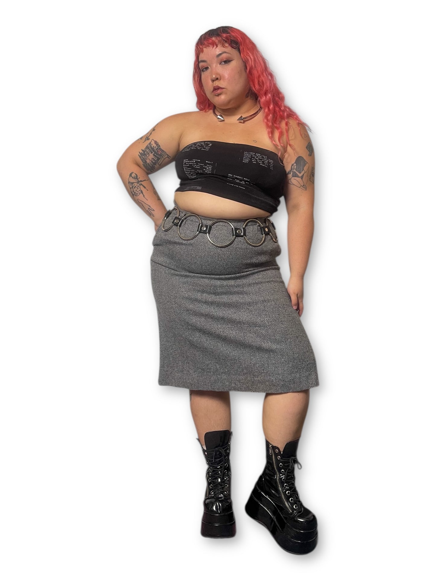 70’s Knit Pencil Skirt (XL/1X)