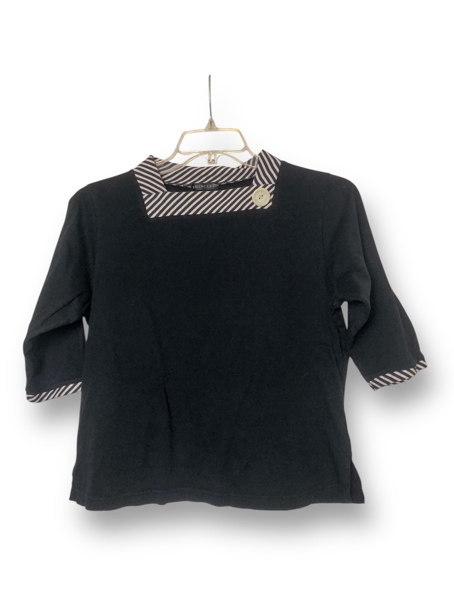 90’s/Y2K Shinclee Black Long Sleeve Shirt (M)