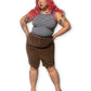 Y2K/Modern Brown Corduroy Skirt (XL)