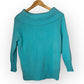 90’s/Y2K Lord & Taylor Turquoise Blue Cashmere Sweater (L)