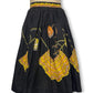 Vintage Kitschy Print Circle Skirt (S)