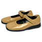 Vintage Gold Leather Mary Janes (7/7.5)