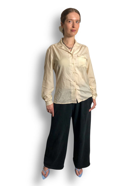 80’s Ship’n Shore White Button Shirt (L)