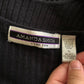 90’s Amanda Smith Black Knit Shirt (L/XL)