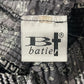90’s Batier Gray Print Pleated Shirt (S/M/L/XL)
